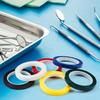 6 рулонов 5 мм цветной идентификационной ленты для стоматологических инструментов, длина 66 м, термостойкая, 6 цветов