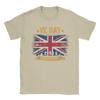 Футболка с флагом Великобритании 100% хлопок одежда винтажные футболки с коротким рукавом футболка с графическим принтом
