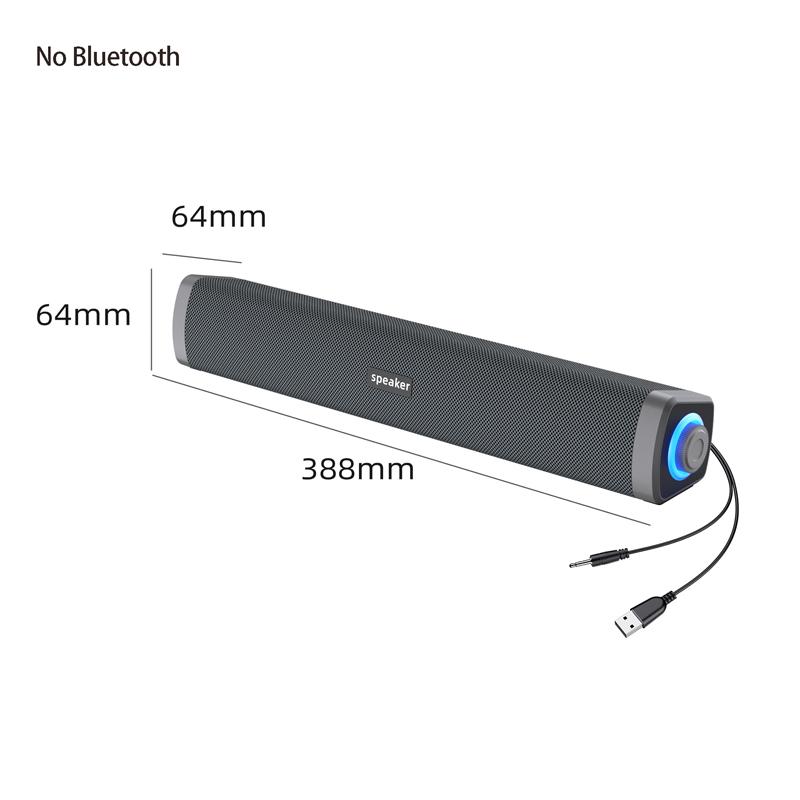 4D компьютерный проводной громкоговоритель, Bluetooth-бар, стереозвук, сабвуфер, объемный звуковой бар, динамик для ноутбука Macbook, ноутбука, ПК, игры