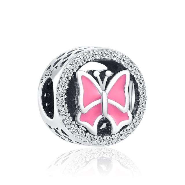 925 Sterling Silver Metal Beads Sister Pendant Family Flower Charm Fit Original Charms Silver 925 Bracelet Genuine Gifts