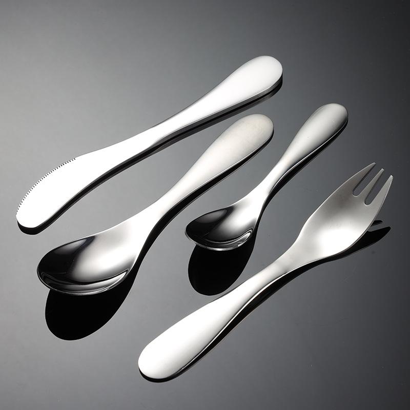 Детские ножи, вилки и ложки из нержавеющей стали 304 West Tableware Магазин подарков для мам и младенцев Посуда Pooh