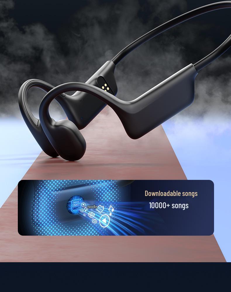 2025 Костно-проводные наушники-вкладыши на ухо: Удобная, долговечная, Bluetooth-гарнитура для спорта с увеличенным временем работы от аккумулятора