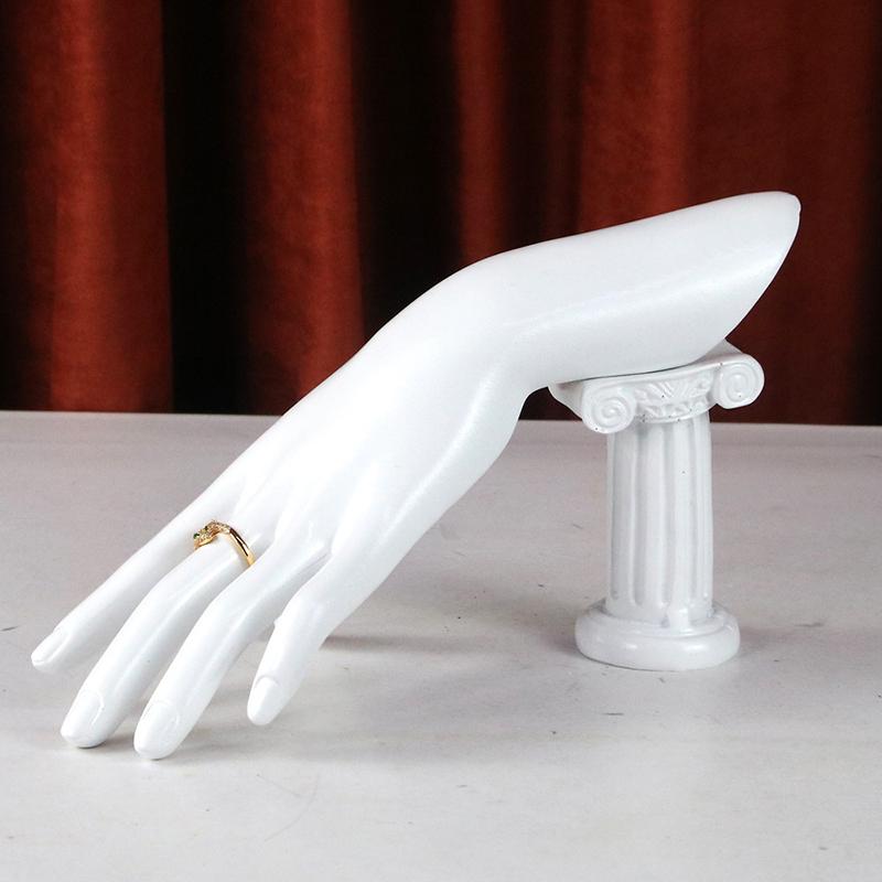 Пластиковая подставка-дисплей для колец, модель руки 'ОК', реквизит для съемки украшений в прямом эфире, подставка-дисплей для браслетов