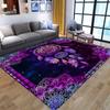 Gorgeous Mandala Floral 3d Print Carpets For Living Room Bedroom Decor Carpet Soft Flannel Home Bedside Floor Mat Play Area Rugs