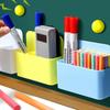 Магнитный ящик для хранения ярких цветов, пластиковый держатель для маркера для доски, контейнер для холодильника, органайзер для домашнего офиса, школьные принадлежности