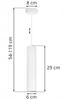 MODERN CEILING HANGING LAMP WHITE LED LAMP