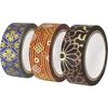 Kamiiso Sansho Сделано в Японии Ваcи Маскировочная Лента, kimono-bi Набор из 3 Рулонов (Чоё, остров Сиппо-дзима, Сиппо),