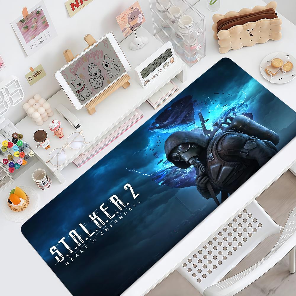 Коврик для мыши Игровой коврик для мыши Сердце 2 Нескользящий Заблокированный край Офисный Студенческий S-STALKER Игровой Утолщенный Чернобыль Большой Письменный коврик Подушка