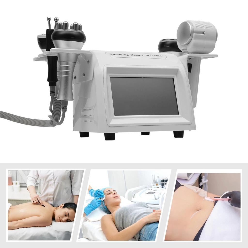 6-in-1 40K Ultrasonic Cavitation Device with Vacuum Lifting - Salon-Grade Body Slimming, Facial Firming & Beauty Machine