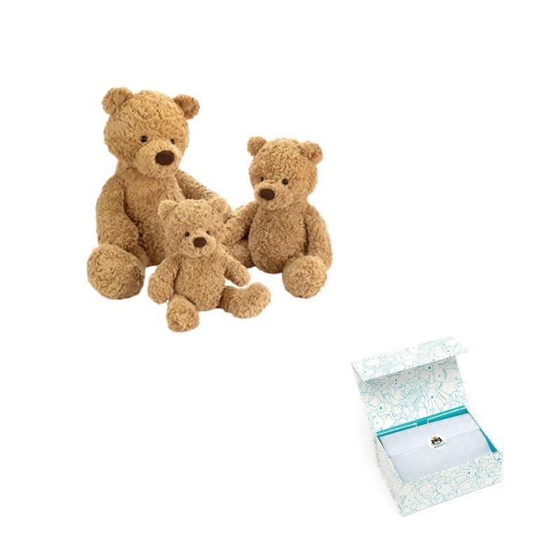 JELLYCAT серия мишек животное милый глупый мишка плюшевая кукла-мишка пустышка плюшевая кукла высота 38см/50см/58см