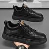 High-top Men's Shoes Spring New Breathable Waterproof Non-slip Chef Shoes Men's Versatile Black Leather Shoes Sports and Leisure Shoes