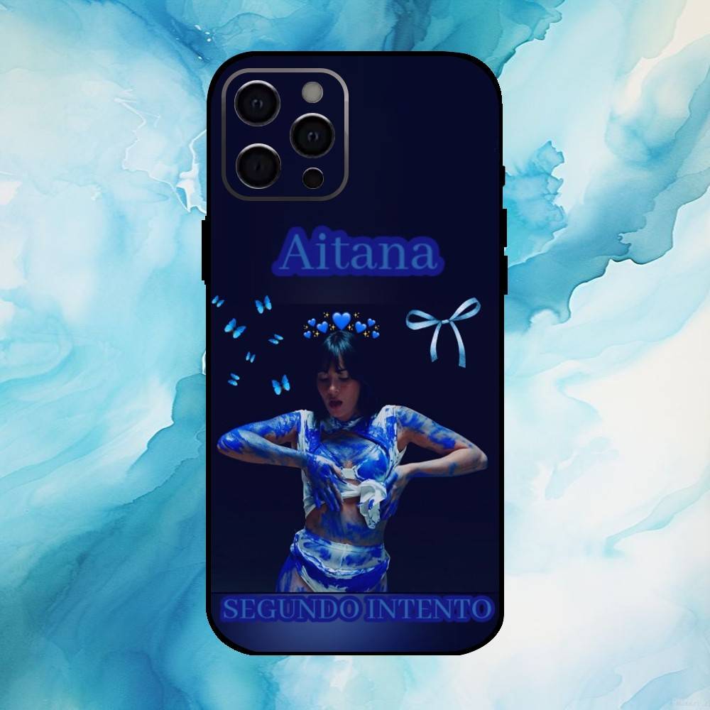 Singer A-Aitana CUARTO AZUL Phone Case For iPhone17,16,15,14,13,12,11 Plus,Pro Max Soft Black Cover