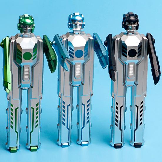 0.5mm Gel Pen Foldable Detachable Deformable Robot Shape Writing Ballpoint Pen for Boys