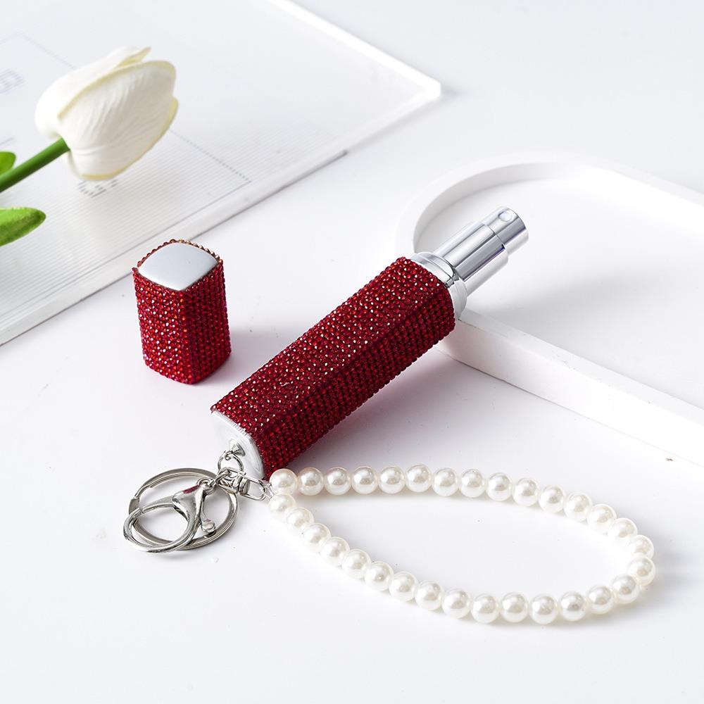 10 мл Брелок со стразами, флакон для духов, блестящий распылитель для духов, новый флакон для косметики, подарок