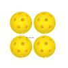 4 Floorball Balls Training Replacement Unihockey Sports Made of Lightweight