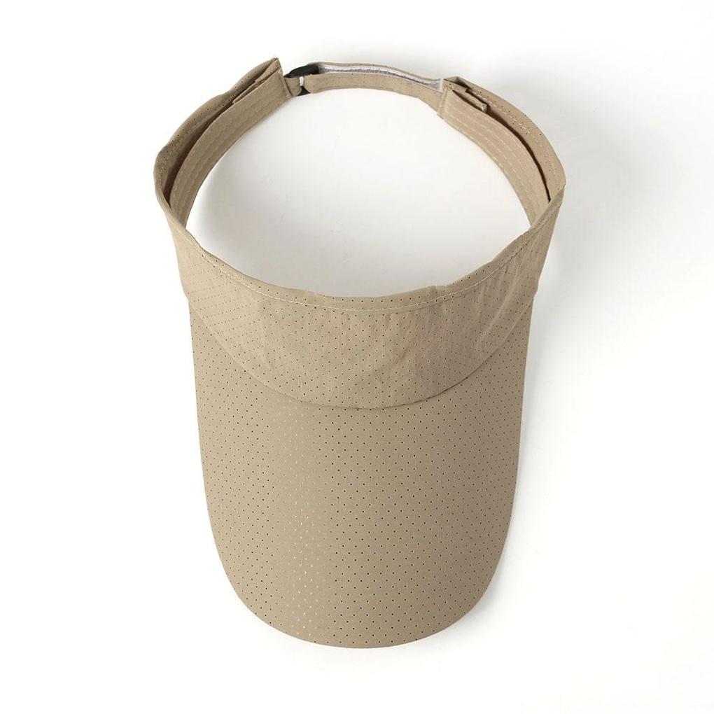 Спортивная кепка от солнца из охлаждающей сетки (бежевый) Шляпа с защитой от УФ-излучения