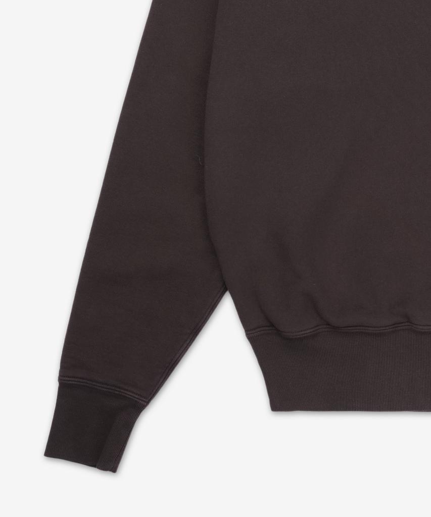 SAINT LAURENT Logo Patch Sweatshirt - Dark Brown / 807761Y36Sv2355