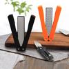 Portable Tool Double Sided Folded Pocket Sharpener Diamond Knife Sharpening Stone Kitchen Outdoor Trekking Survival Barbecue