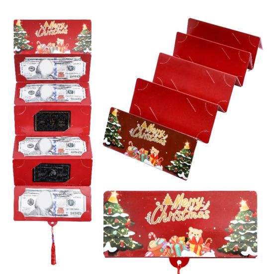 Christmas Cash Gift Envelope Surprise Money Holder with 10 Slots DIY