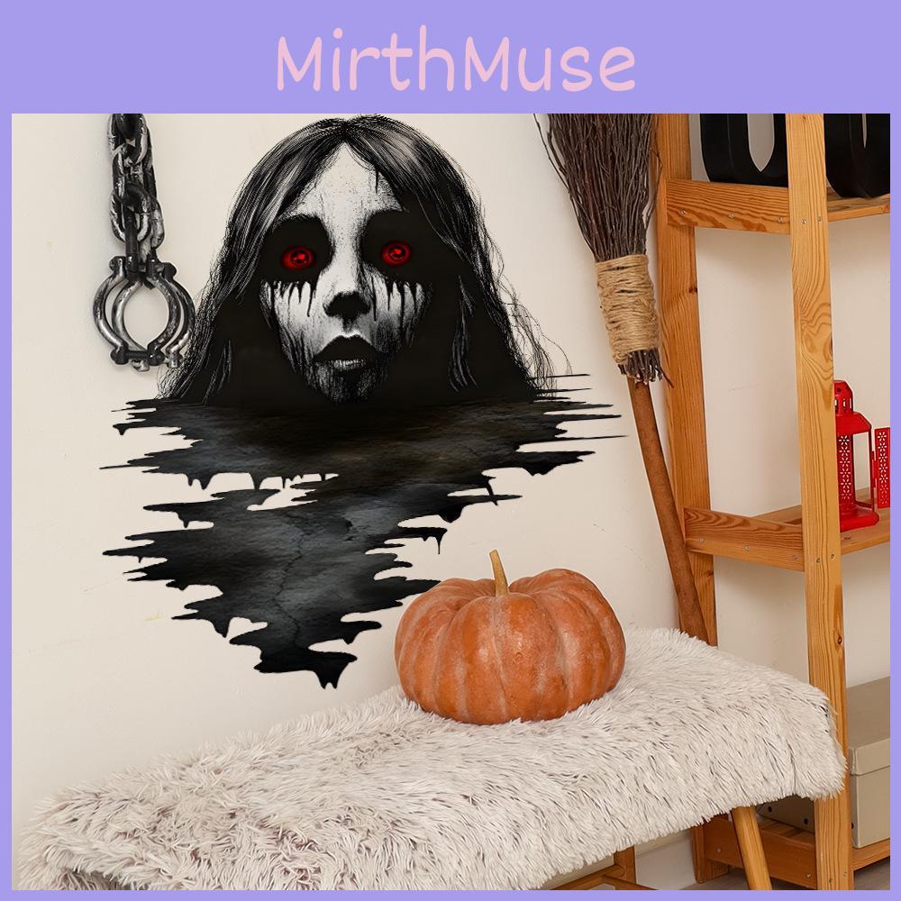 Female Thriller Halloween Ghost Bedroom Living Room Home Stickers Decoration