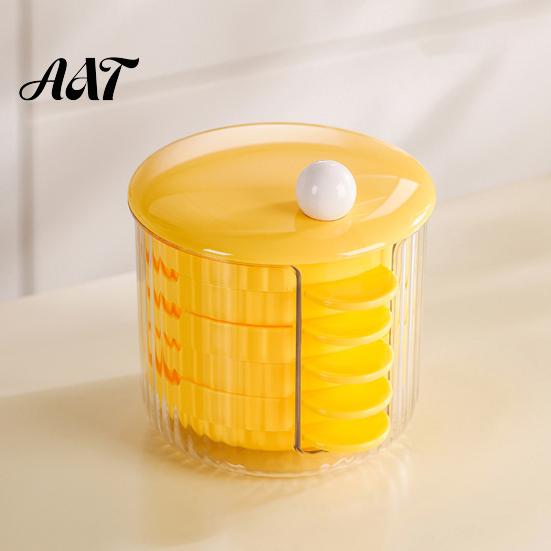 Dust Proof Spice Container Stackable Seasoning Box Set with Chopstick Holder, Kitchen Condiment for Salt Multipurpose Dipping Dish Sugar Pepper,