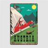 Austria Poster Metal Sign Wall Mural Customize Garage Decoration Kitchen Tin Sign Poster