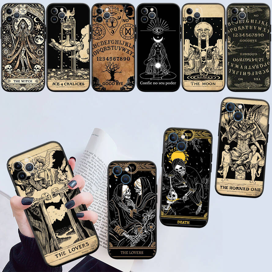 Divination Tarot Phone Case for Xiaomi Poco C40 C51 C50 C55 C65 C71 C75 C85 F8 F7 F6 F5 F3 F2 X7 X6 X4 X3 M7 M6 M5 M4 M3 M2 Pro