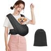 Large Dog Sling Carrier for Small Dogs, Front Facing Carrier for Cats Puppy Sling Wrap Chest, Adjustable Dog Outing Bag, Hands-Free Pet Holder for