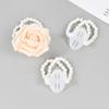 5pcs Elastic Pearl Wrist Bands Bracelet Corsage Accessories Wedding Bridesmaid Wrist DIY Artificial Flower Decoraton Beach Party