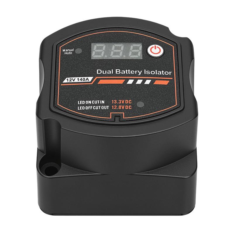 2026 Smart Dual Battery Smart Isolator 12V 140A Digital Voltage Sensitive Relay VSR Split Charge For Camper Car RV
