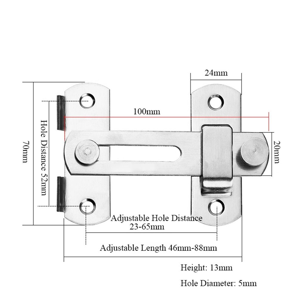 Черный противоугонный правый угол безопасности с винтами откидной засов дверной замок домашняя фурнитура дверная пряжка