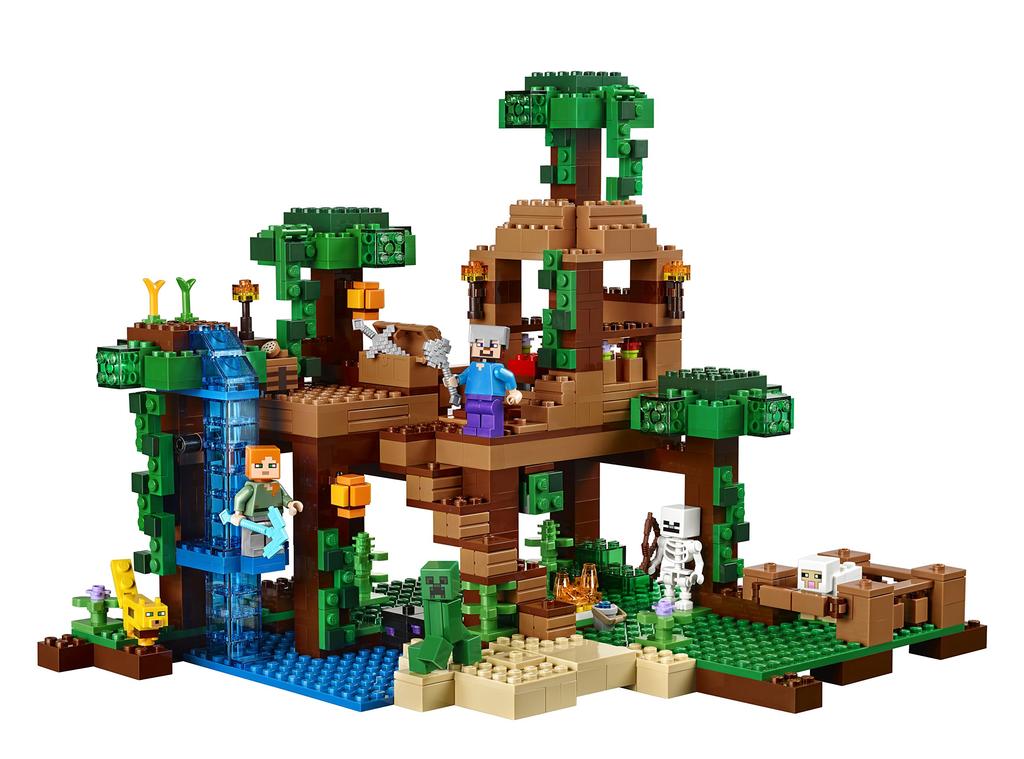 Импортированный LEGO Minecraft LEGO Minecraft Дом на дереве в джунглях 21125 [Предмет]