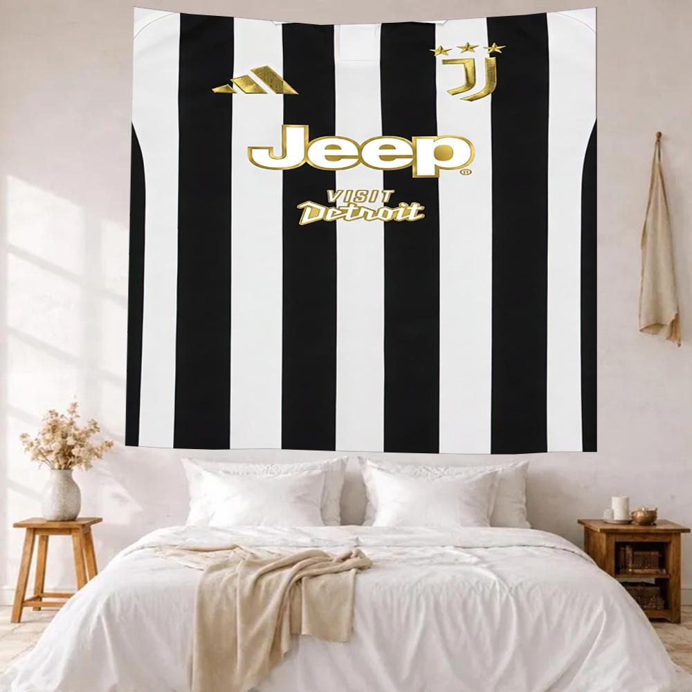 Juventus Wall Decor Tapestry Art For Pet Memorial Birthdaywedding Party Backdrop Family Gift