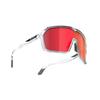 Spinshield Lens 147mm [RUDYPROJECT] Sunglasses, Crystal/Multi-Laser Red, Width