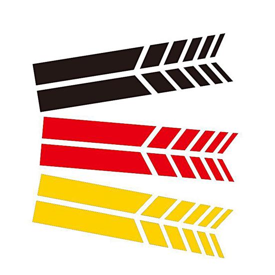 1 пара?Автомобильные полоски по бокам Юбки с боковыми полосками?Экологичный?Полосатая декоративная наклейка на боковое зеркало заднего вида?для автомобиля