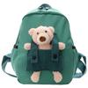 Cartoon Toddler School Backpack With Cute Bear Pendant And Lightweight Design