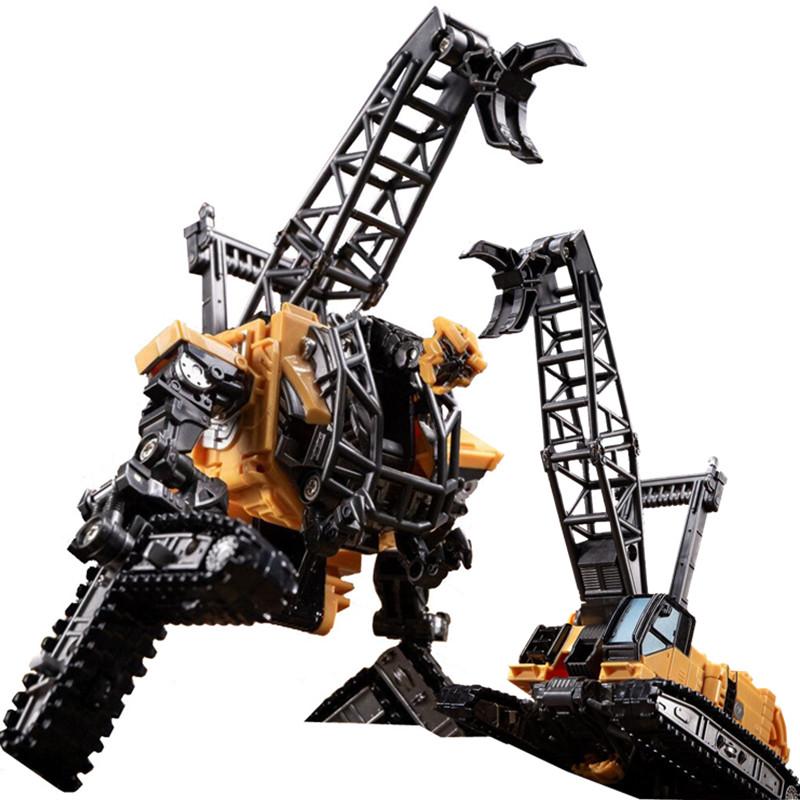 Transformation Toy Robot Car Bulldozer Engineering Vehicle Model Action Figure for Kids