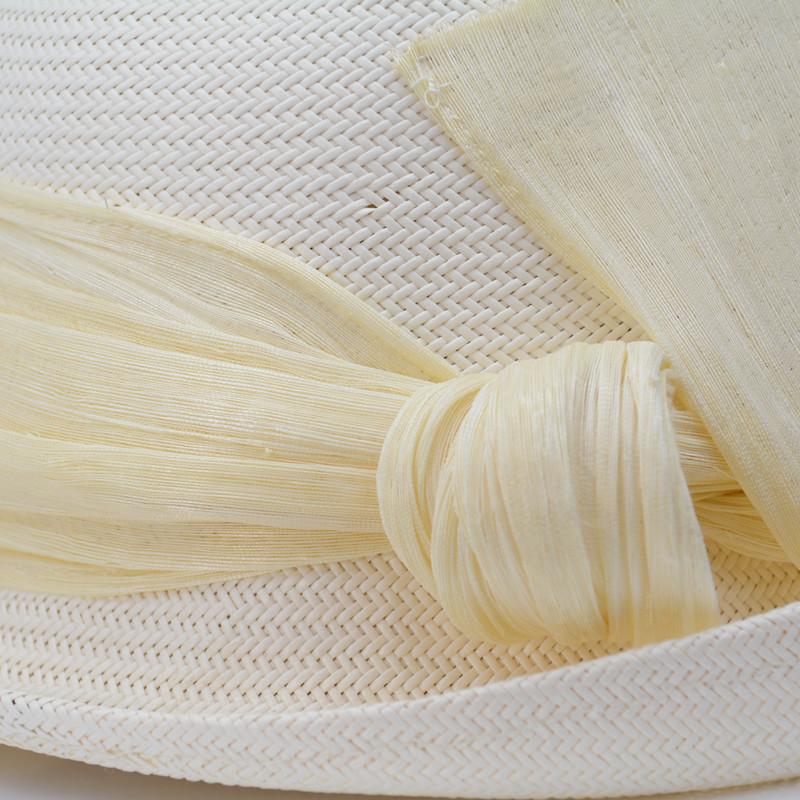 Высококачественная соломенная шляпа из натурального шелка и конопли, изысканная элегантная пляжная шляпа с закатанными полями, модная универсальная складная женская шляпа от солнца