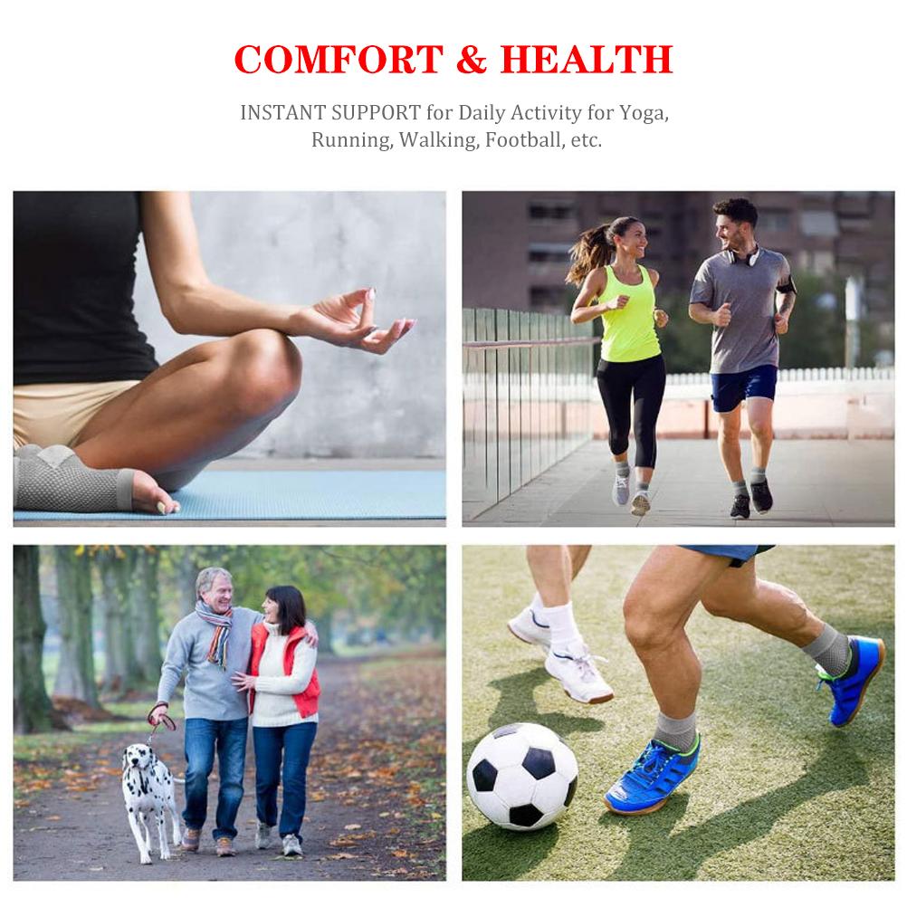 Компрессионные носки для женщин и мужчин при подошвенном фасциите, компрессионный рукав для голеностопного сустава, поддержка свода пятки