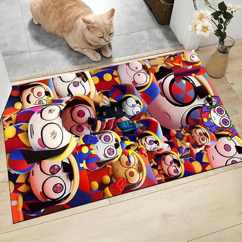 Colorful Cartoon Characters Carpet Rug Soft Washable Antislip Home Living Room Sofa Mats Personalized Christmas Rug