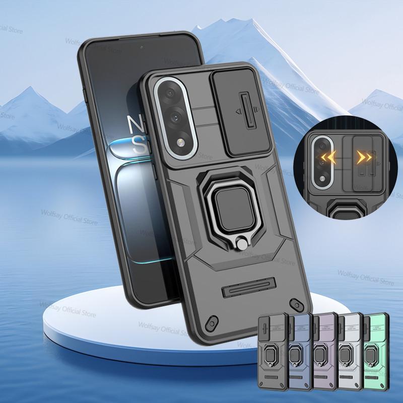 For OnePlus Nord 5 Case Slide Camera Phone Case OnePlus Nord 5 Cover Bumper Armor PC Shockproof Back Cover Cases OnePlus Nord 5