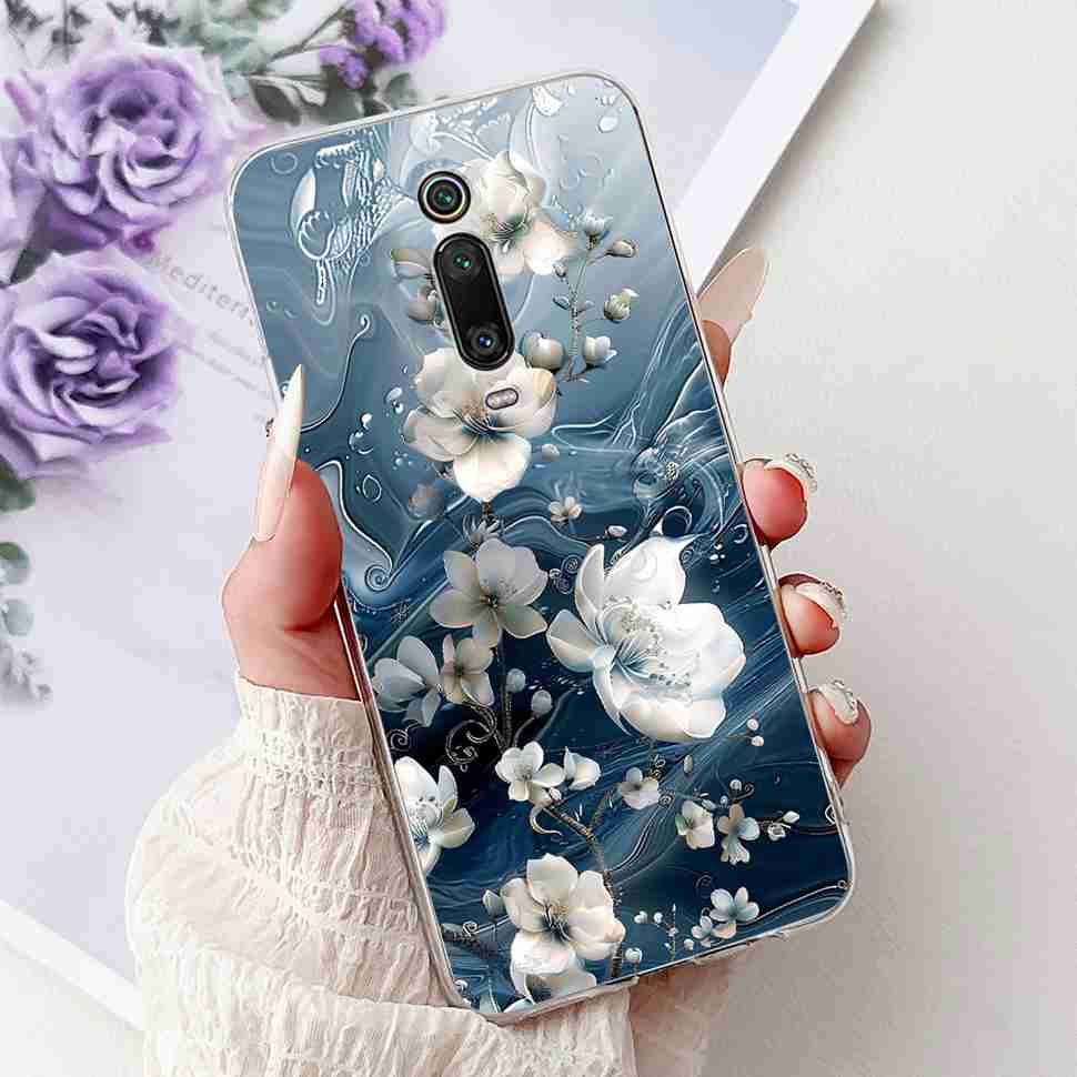 Чехол для Xiaomi Mi 9T M1903F10G, модная расцветка, мягкий силикон, ТПУ-покрытие, для Xiaomi Mi 9T Mi9t 6.39", чехол с рисунком "Цветочная девочка"