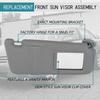 Серый правый солнцезащитный козырек для пассажира для Toyota Camry 2007-2011 с люком