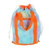 Drawstring Beach Storage Bag Handheld Toy Organizer Portable Mesh Toiletries Bag  Outdoor