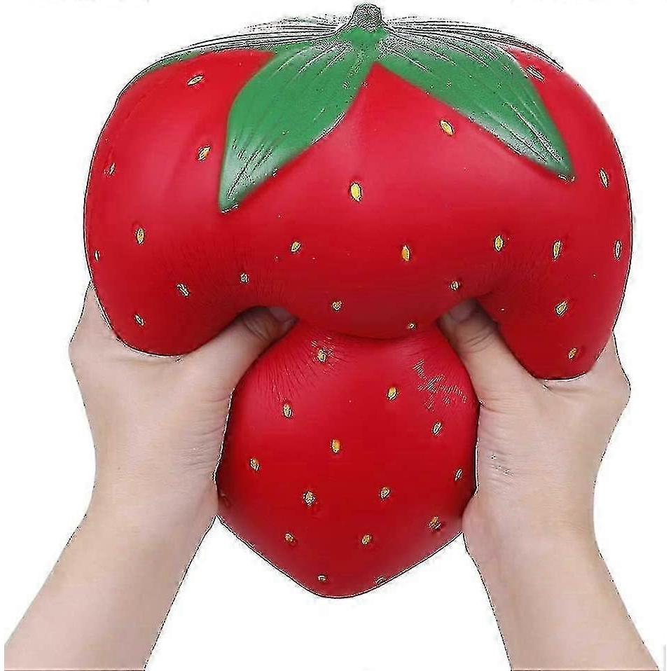 Strawberry Super Large Antistress Squishies Squeeze Squeeze Toys Slow Rising Squishies Jumbo Toys Slow Rising Toys - JA