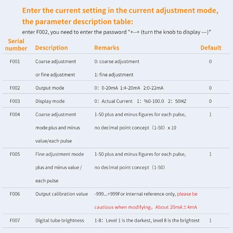 0-5V 0-10V 4-20mA Adjustable Voltage Current Simulator Portable Calibrator Rechargeable Analog Safe & Convenient Wiring