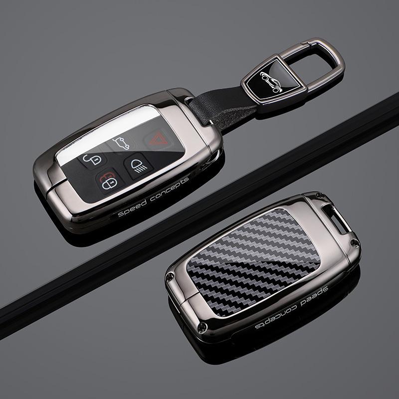 Чехол для ключа автомобиля Land Rover и Jaguar: Подходит для Range Rover, Discovery, Sport, Freelander, Evoque, Defender, Velar - Защитный чехол-оболочка