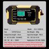12V/6A Car Battery Charger Touch Screen Full Automatic Pulse Repair for Motorcycle Moto Lead Acid AGM Gel VRLA Smart Fast Power Charging