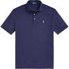 Polo Solid Logo Pony Embroidered Pullover Short Sleeve Polo Shirt Men Tops Blue 710660637-006