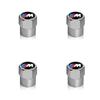 4Pcs Car Wheel Tire Valve Caps Air Stem Covers Accessories   E46 E39 E70 F10 F20 F30 X5 X6 X1 M3 M5 M6 E71 F01 F02 F87 HJ5